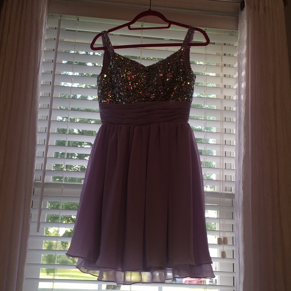 Prom dress with lace up back